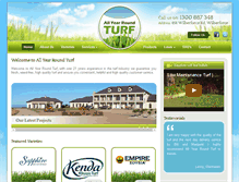 Tablet Screenshot of allyearroundturf.com.au
